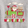 Boys' - Instant Message - Who Tooted Christmas Train Christmas Graphic Long Sleeve Fleece Sweatshirt - 2 of 4