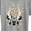 Women's - Disney - Christmas Lights Mickey Short Sleeve Graphic T-Shirt - 2 of 4