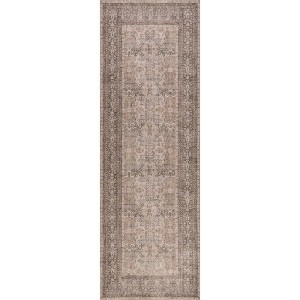 Nuloom Hillstone Collection Else Traditional Vintage Medallion Area Rug - 1 of 4