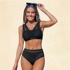 Women's Gossamer Veil Black Mesh Bikini Set - Cupshe - 2 of 4