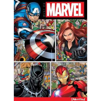 Best of Marvel Spider-Man, Avengers - Look And Find Book (Hardcover)