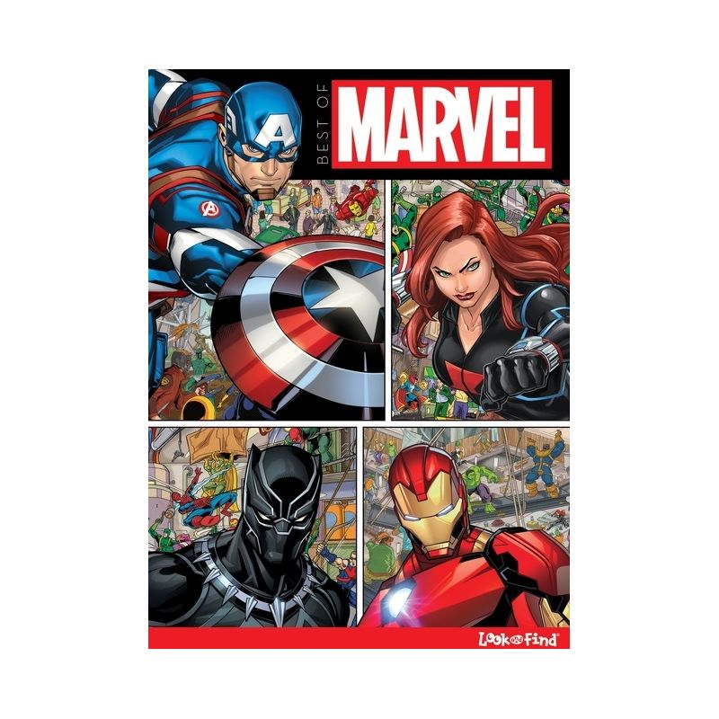Best of Marvel Spider-Man, Avengers - Look And Find Book (Hardcover), 1 of 5