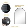 TEHOME Arched Bathroom Medicine Cabinet with Mirror Recessed and Surface Mount Medicine Cabinet Mirror - 4 of 4