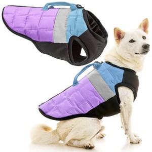 Gooby Bomber Vest Lift Dog Harness Purple, Small - 1 of 1