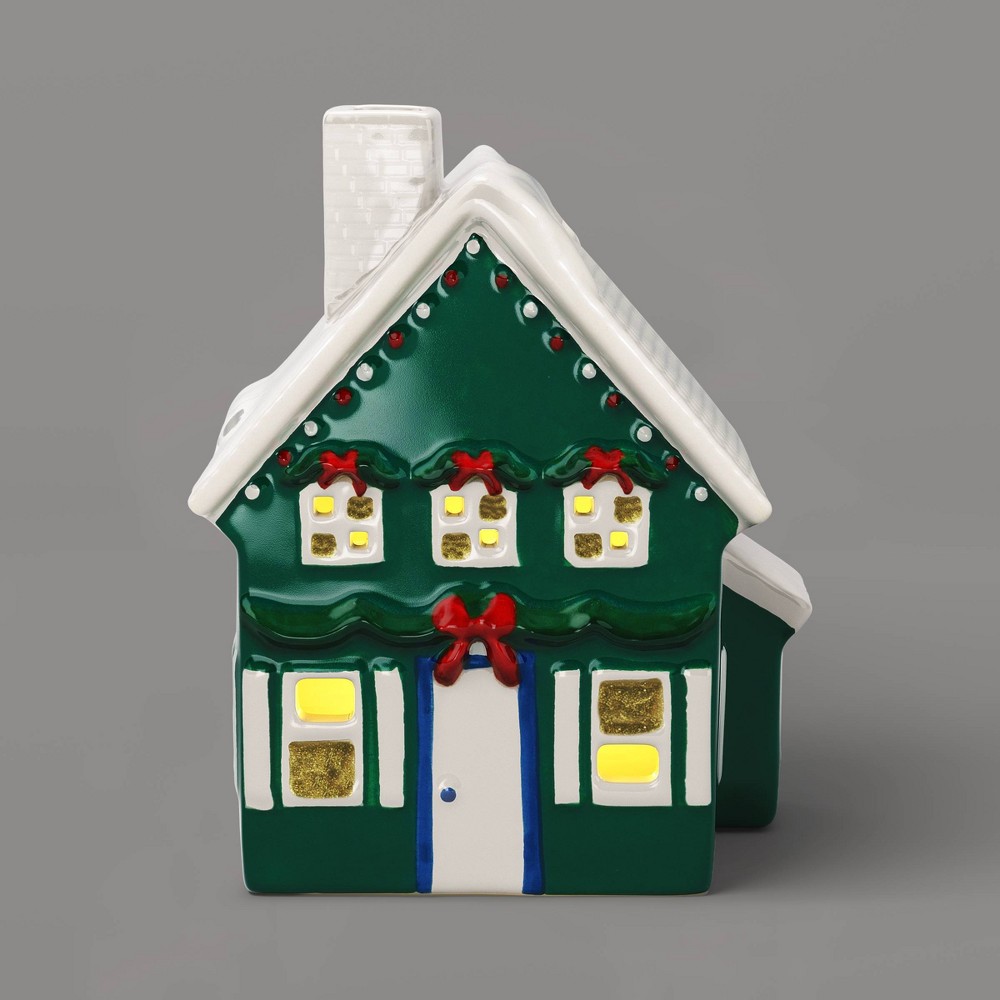 Ceramic LED House Green Christmas - Threshold™ - buy other Decoration ...