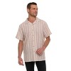Canada Weather Gear Men’s Striped Seersucker Short Sleeve Shirt – Lightweight Button-Down with Textured Fabric - 4 of 4