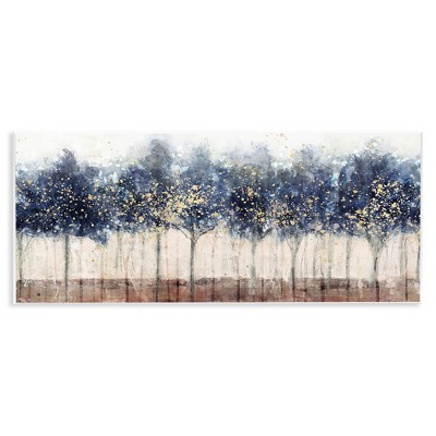 Stupell Industries Trees with Modern Splash, 17" x 7"
