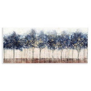 Stupell Industries Trees with Modern Splash, 17" x 7" - 1 of 4