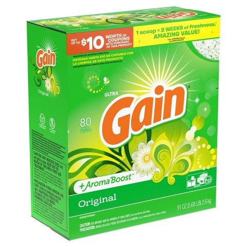 gain powder laundry detergent