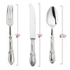 Smarty Had A Party Silver Baroque Plastic Cutlery Set - 240 Sets - 2 of 4