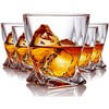 Bezrat Whiskey Glasses Set of 6 Lead Free Crystal Old Fashioned - 2 of 4