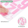 Unique Bargains Vinyl Self-Adhesive Mailbox Number Stickers 10 Sheets - 2 of 4