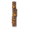 19" Triple Tiki Solar Concrete Garden Decor Brown - Alpine Corporation: LED Light-Up, Weatherproof - 2 of 4