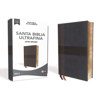 Biblia Nbla, Ultrafina, Letra Grande, Tamaño Manual, Leathersoft, Azul, Edición Letra Roja / Spanish Ultrathin Holy Bible, Nbla, Lg Print, Handy Size