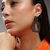 SOHI Women's Geometric Drop Earrings - 3 of 4