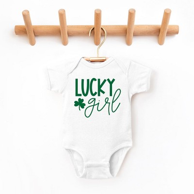 The Juniper Shop Lucky Girl Baby Bodysuit