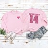 Simply Sage Market Women's Graphic Sweatshirt February Fourteenth Front And Back Design - 3 of 4