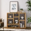 Grungis Decorative Bookshelf with 7 Cube Storage Spaces,Storage Shelves for Living Room,Bedroom - 2 of 4