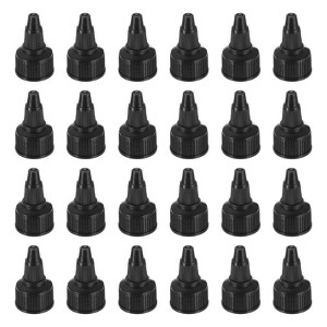 Unique Bargains Liquid Dispensing PP Squeeze Bottle Twist Top Caps 24 Pcs - 1 of 4