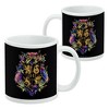 Harry Potter Hogwarts Floral Crest Ceramic Coffee Mug  Novelty Gift Mugs for Coffee  Tea and Hot Drinks  11oz  White - 2 of 4