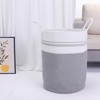 REGALWOVEN Shelf Closet Woven Storage Bin with Handles for Blankets Clothes 2 Pcs - 4 of 4