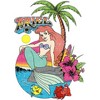 Men's The Little Mermaid Aloha Ariel Baseball Tee - 2 of 4