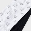 Girls' 2pk Glitter 'Butterfly' Nylon Tights - Cat & Jack™ Black/White - 3 of 3