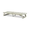 PAGED Patio Chaise Lounge Modern Wooden Frame Recliner with Bold Slats Tiltable Lounge Chair for Garden, Poolside - 3 of 4