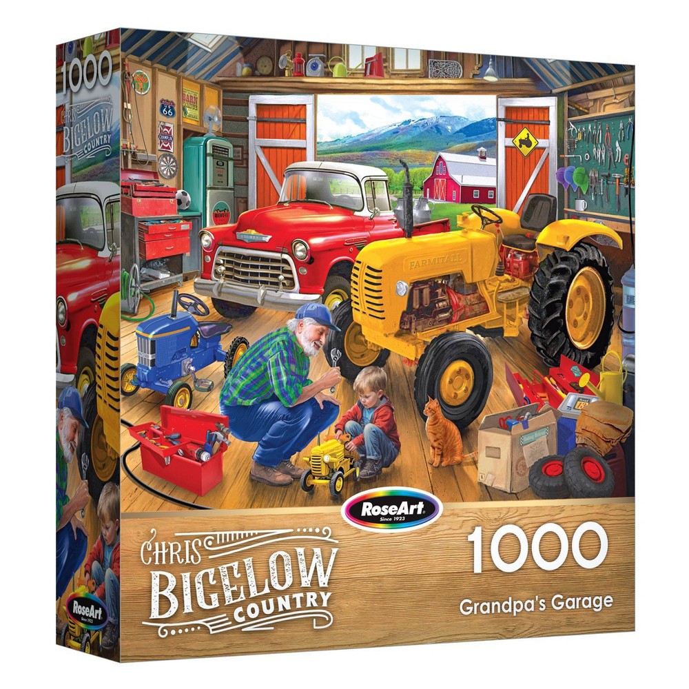 RoseArt Bigelow Country 1000pc - Grandpa' Jigsaw Puzzle
