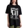 Halloween Classic Horror Movie Adult Black Heavyweight Oversized T-shirt - 2 of 2
