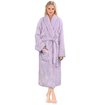 Pavilia Premium Womens Plush Soft Robe Fluffy Warm, Fleece Faux