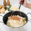 Tovolo Stainless Steel Handled Potato Masher Apricot Orange: Silicone & Stainless Steel, Hand Wash, 14.1" Length - 4 of 4