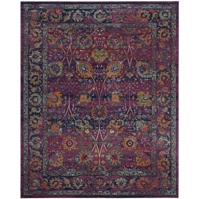 Granada Gra352 Power Loomed Area Rug - Fuchsia/multi - 8'9
