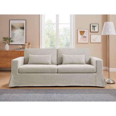 MINIMORE Modern Style 83.9"W Brenda 3Seater Sofa With Slipcover