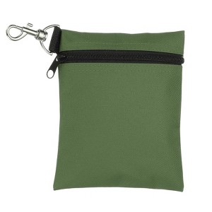Unique Bargains Oxford Cloth Zipper Professional Golf Tee Pouch 5.5" x 6.7" - 1 of 4