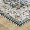 Oriental Weavers Charleston CHA05 Blue / Gold Indoor Area Rug - 7'6" x 10' - 2 of 4