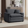 Corduroy Deep Seat Single Sofa with Pillow, Comfortable Sofa for Living Room, Bedroom, or Club - 3 of 4