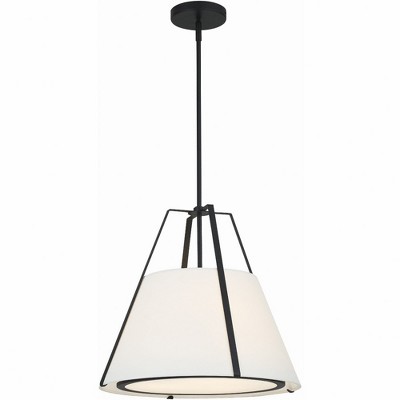 Crystorama Lighting Fulton 3 - Light Pendant in  Black