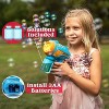 2 Bubble Blower Machine with 2 Bottles Bubble Refill, Bubble Maker Blower Machine - 4 of 4