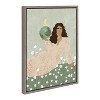 18" x 24" Sylvie God Is A Woman by Alja Horvat Framed Wall Canvas Gray - Kate & Laurel All Things Decor - 2 of 4