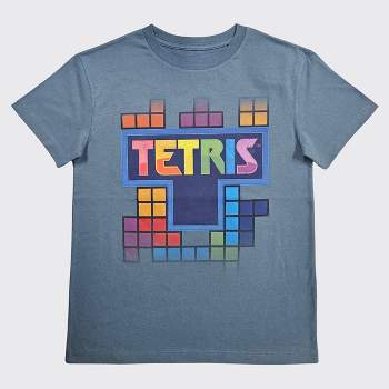 Boys' Tetris Short Sleeve Graphic T-Shirt - Blue