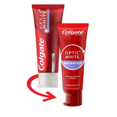 Colgate Optic White Whitening Toothpaste Sparkling White - 3.2oz