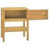 vidaXL Bathroom Cabinet 23.6"x15.7"x29.5" Solid Wood Teak - 2 of 4