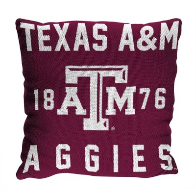 NCAA Texas A&M Aggies 20"x20" Woven Pillow