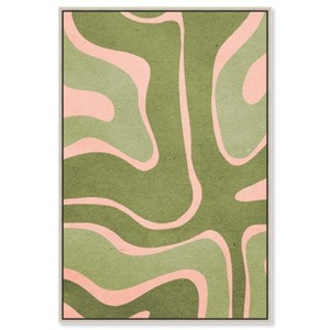 Art Remedy Magdalena Green Modern Color Block Abstract Wall Art Framed - 1 of 4