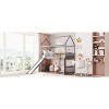 NicBex Twin Size Loft Bed with Slide,Space-Saving Loft Bed with Fun Slide & Sturdy Wood Construction,Playful Twin Loft Bed for Kids - 4 of 4