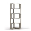 SEVOBAL Decorative Bookshelf 6 Tier Freestanding L-Shaped Corner Bookshelf Display Shelf Open Storage Rack Organizer, Gray, 21.65"*21.65"*64.57" - 4 of 4
