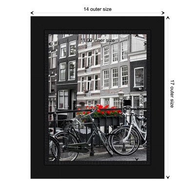 Avon Black 11x14 Wood Wall Picture Frame