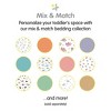 BreathableBaby Cotton Percale Pillowcase, For 13" x 18"/33 x 46 cm Toddler Pillow, Floral Marks (2-Pack) - 4 of 4