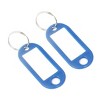 Unique Bargains uxcell Plastic Metal Badge Holders Blue 50 Pcs - 4 of 4